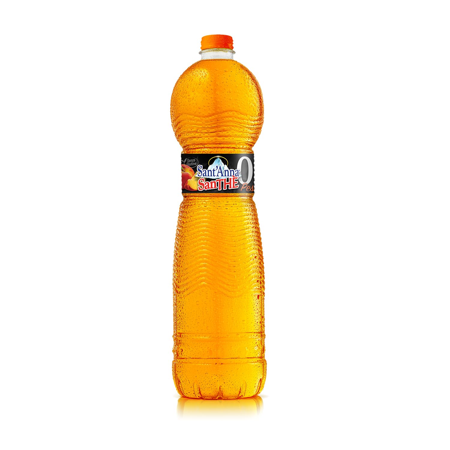Sant'Anna SanThè Zero 1,5L Gusto Pesca | Pack 3 Confezioni da 6 Bottiglie di Vero Infuso di Thè in Acqua Sant'Anna | Zero Zuccheri, Zero Calorie, Zero Glutine