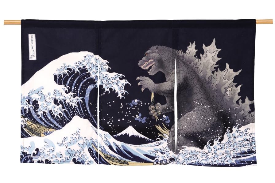 Amazon.com: Godzilla Japanese Noren（Japanese Noren Curtain