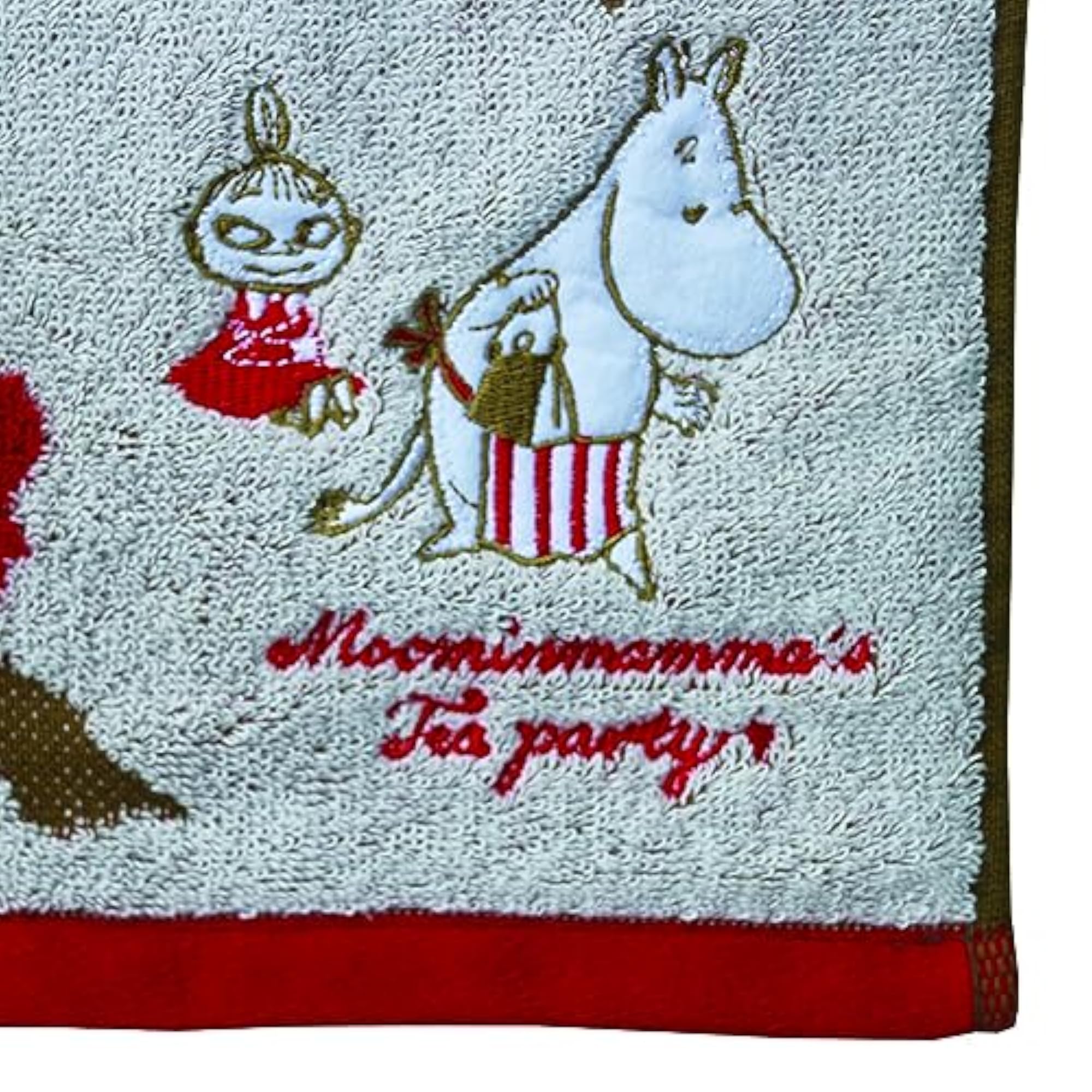 Moomin Face Towel, Mom's Tea Party, 100% Cotton