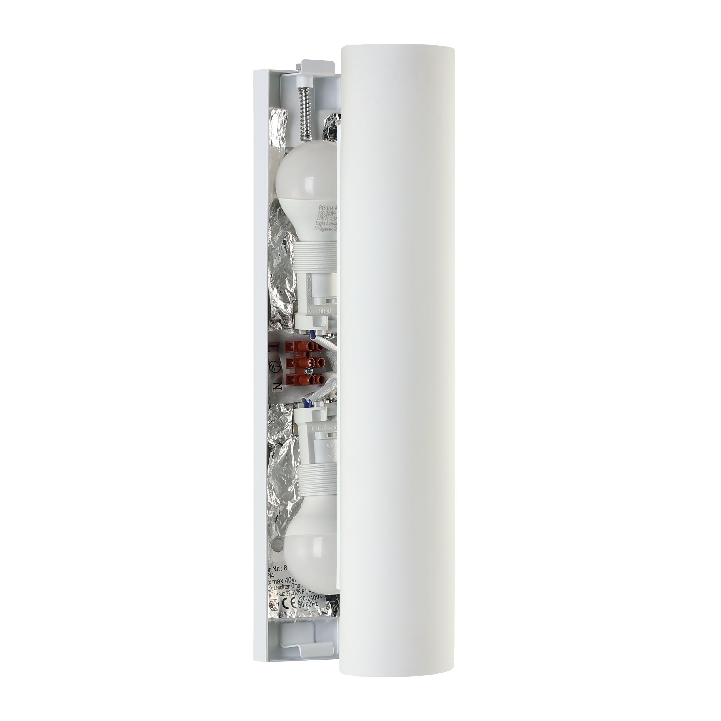 Eglo ZOLA illuminazione da parete Adatto per uso interno Bianco E14 40 W