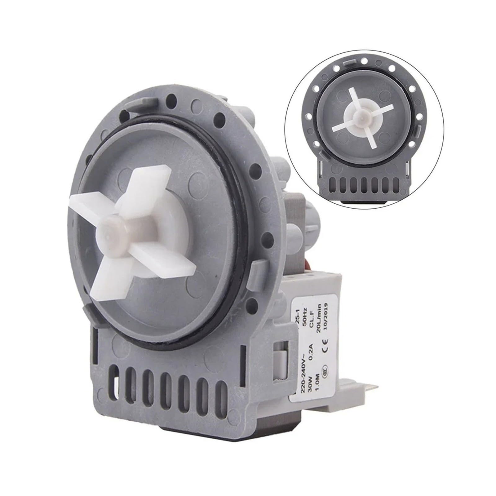 PSB-bomba De Drenaje for Lavadora, Piezas De Motor for El Hogar, P25-1 Completamente Automática, Piezas De Reparación De Motor, 30w