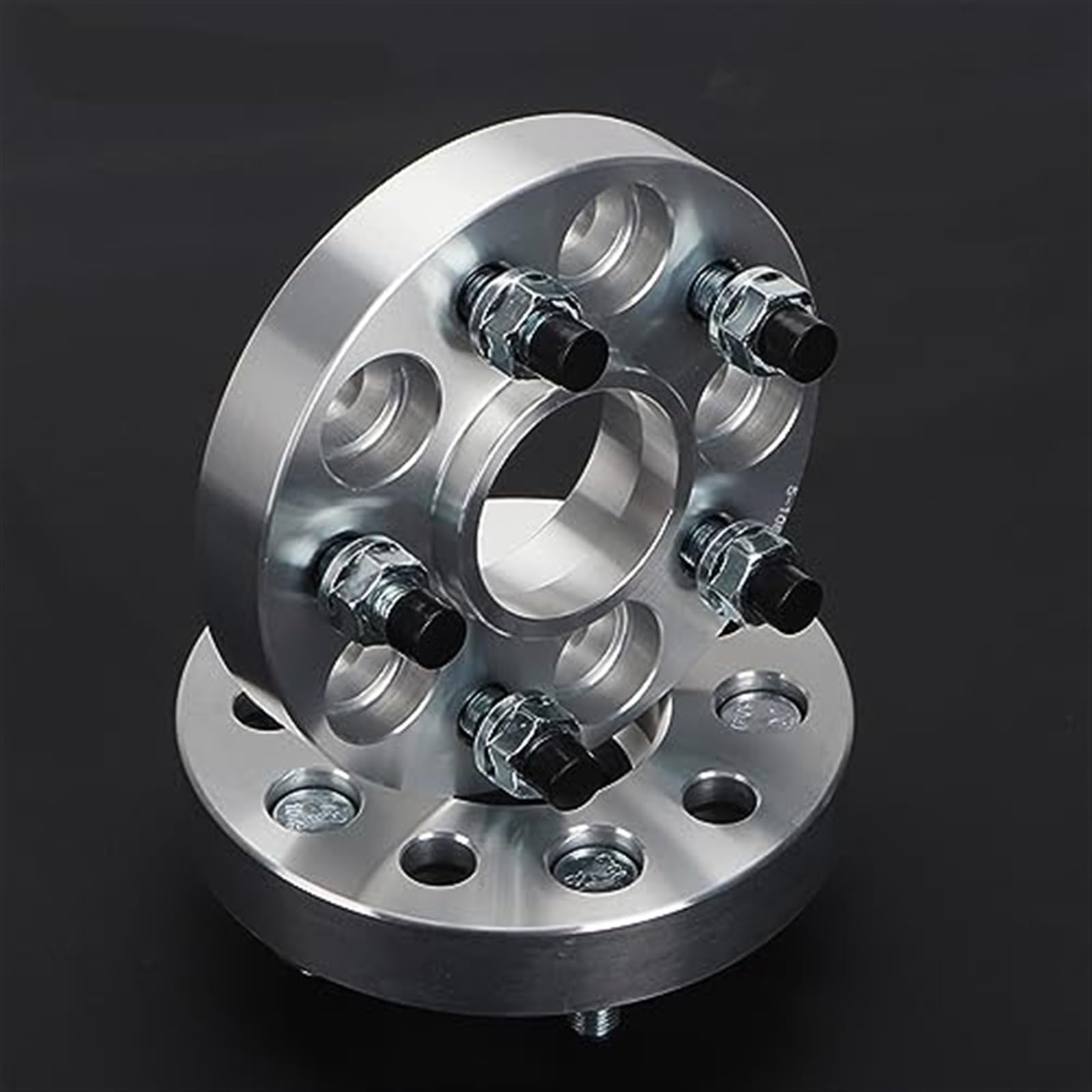 2 sztuki PCD 5x114.3 56.1mm Adapter dystansowy koła, do Subaru, WRX S4/STI, Legacy, Outback, Levorg, Forester, 15/20/25/30/35mm Dystanse kół dla stabilności pojazdu(Black 2PIECES 25MM)