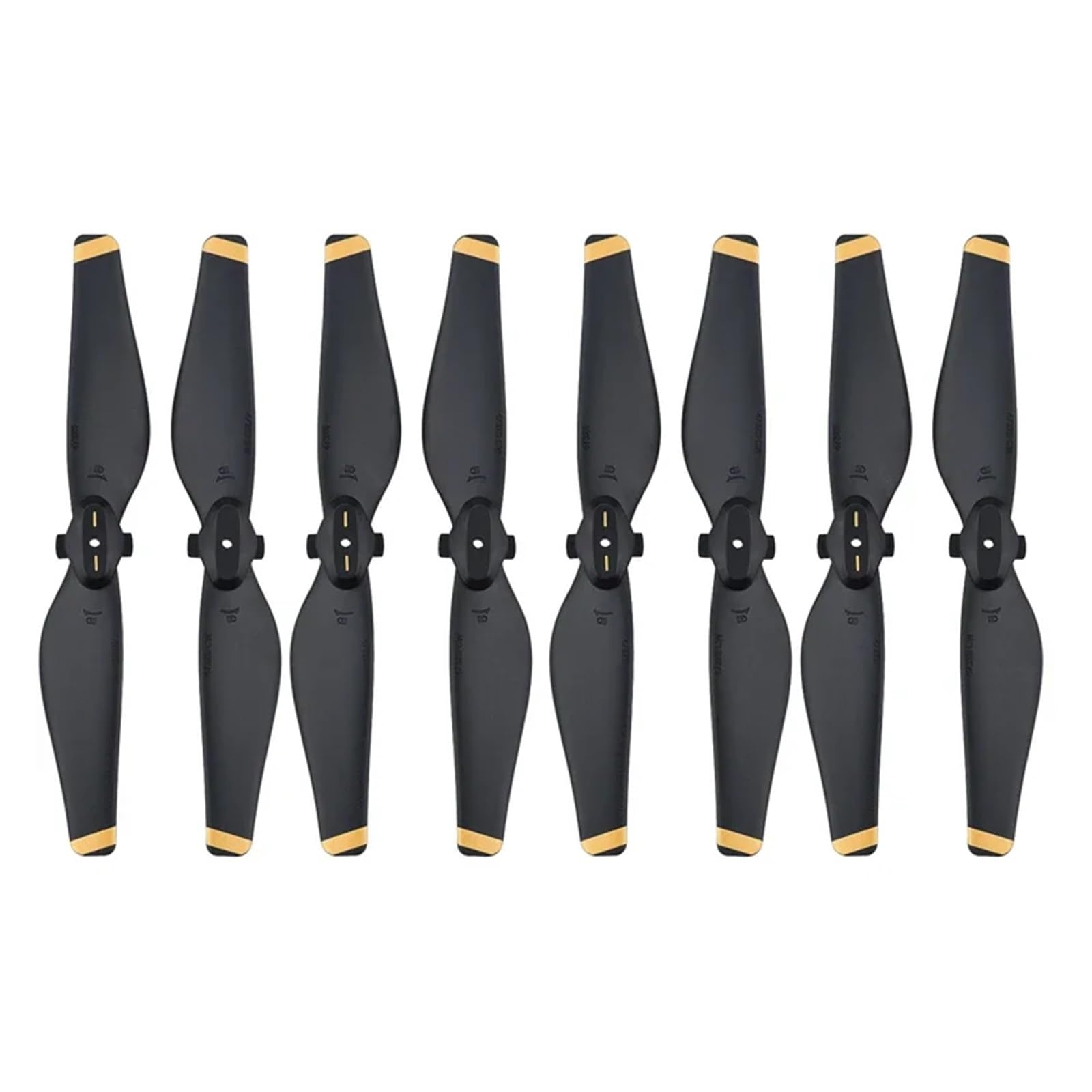 Śmigło do drona Spark 4732S CW CCW Szybkozłączka Nieskładane łopaty Części zamienne Śmigła Akcesoria naprawcze(Black Gold 8pcs)