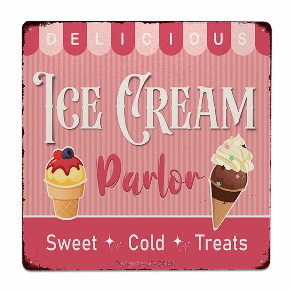 Amazon.co.jp: アイスクリームパーラー Sweet Cold Treats メタル