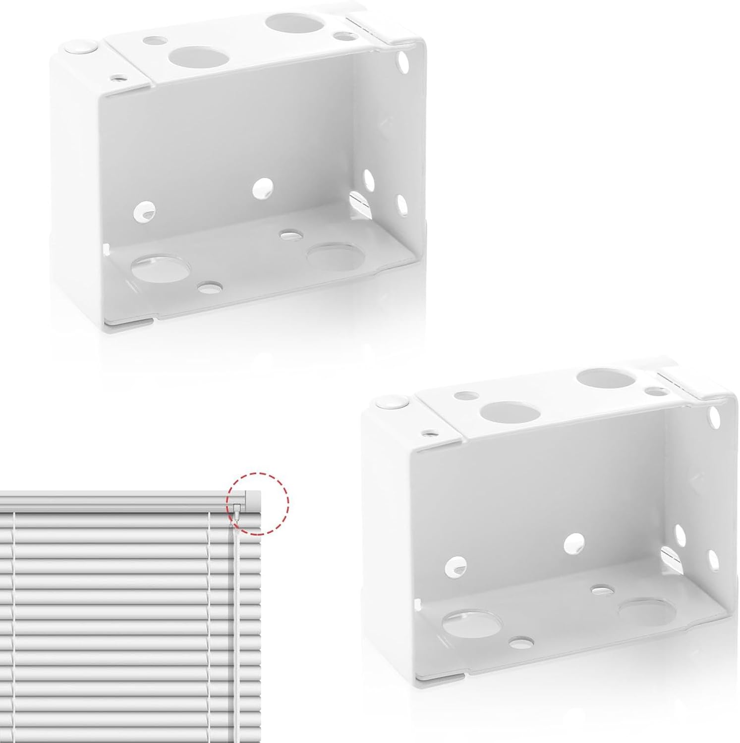 2 Pcs Blind Brackets, Blind Brackets Roman Blind Brackets