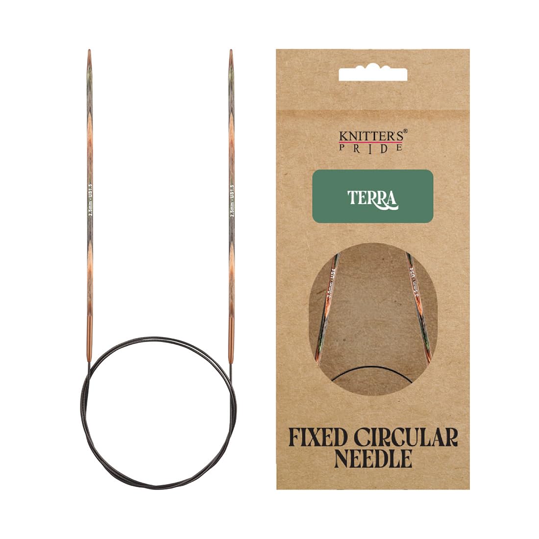 Knitter's Pride Terra Circular Knitting Needle 80 cm 2.50 mm - 1 piece
