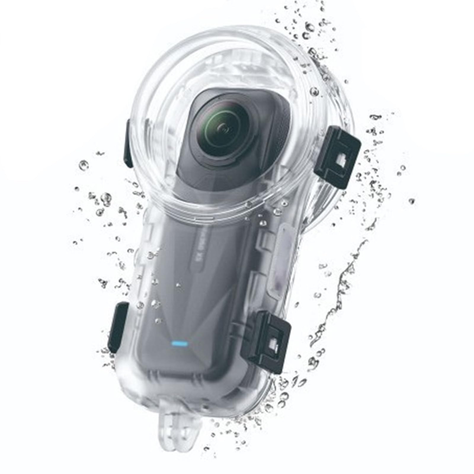 Niewidoczna obudowa do nurkowania obudowa ochronna do Insta360 X5 - wodoodporna do 60 m, wodoodporna obudowa do nurkowania podwodnego pasuje do akcesoriów do kamer akcji Insta360 X5