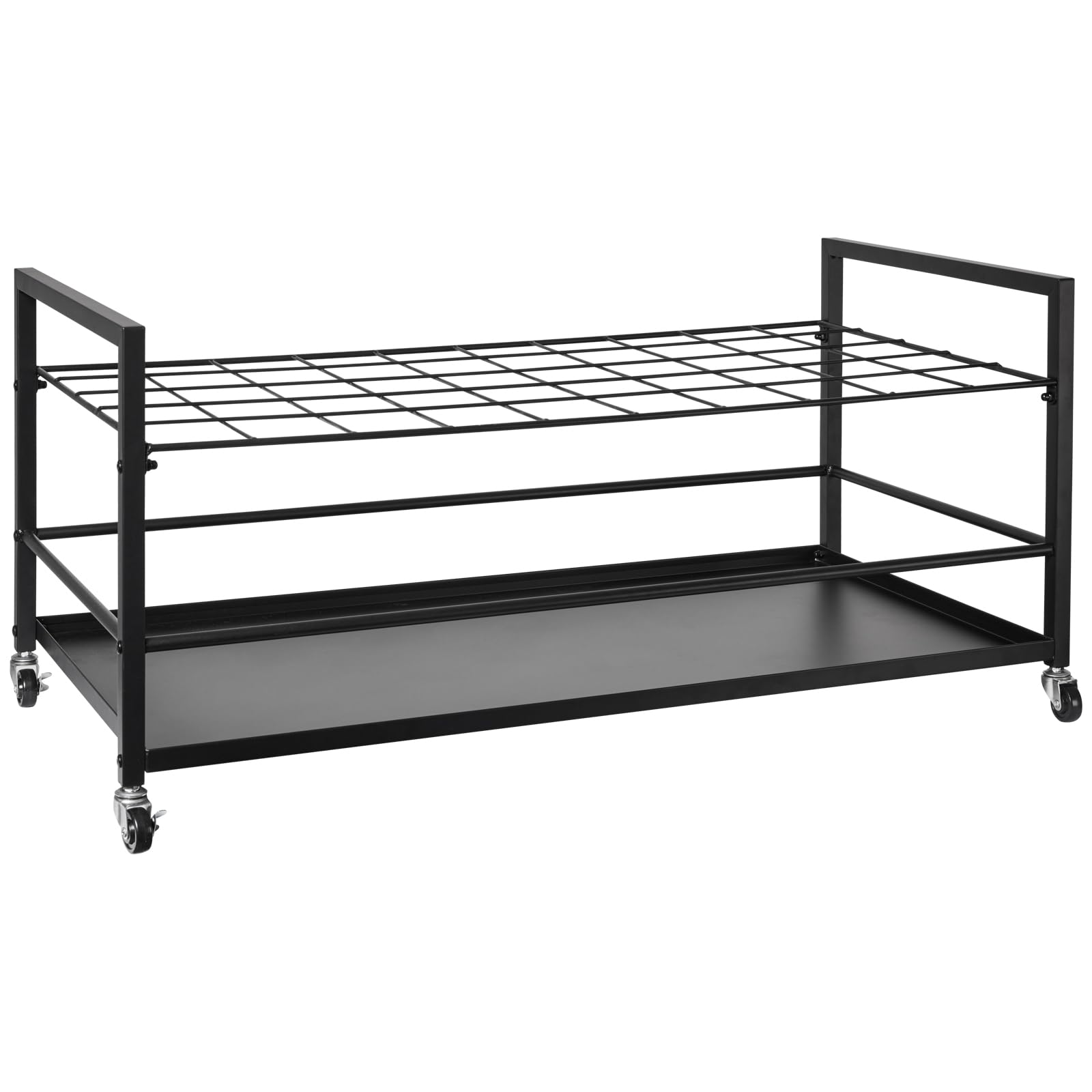 VEVOR Estante de Almacenamiento de Planos Soporte de Planos de 50 Ranuras con Ruedas Carrito de Almacenamiento de Planos de Metal Móvil para Planos de Construcción, Carteles arquitectónicos, Mapas