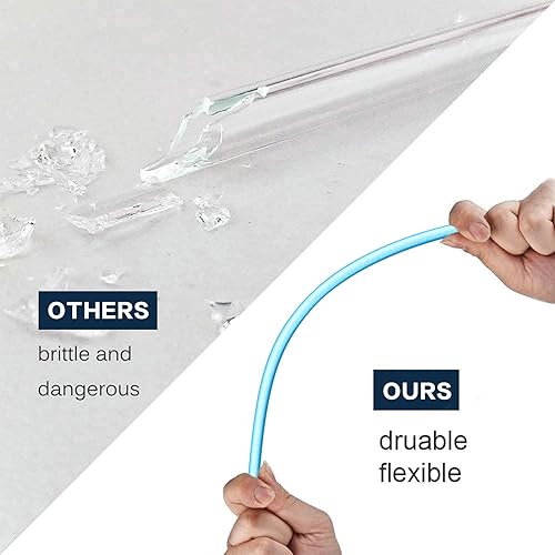 Miniatura 4 de Popote de repuesto para Stanley, Simple Modern, vaso Owala de 40 onzas y 30 onzas, paquete de 10 popotes reutilizables de 12.13 pulgadas de largo