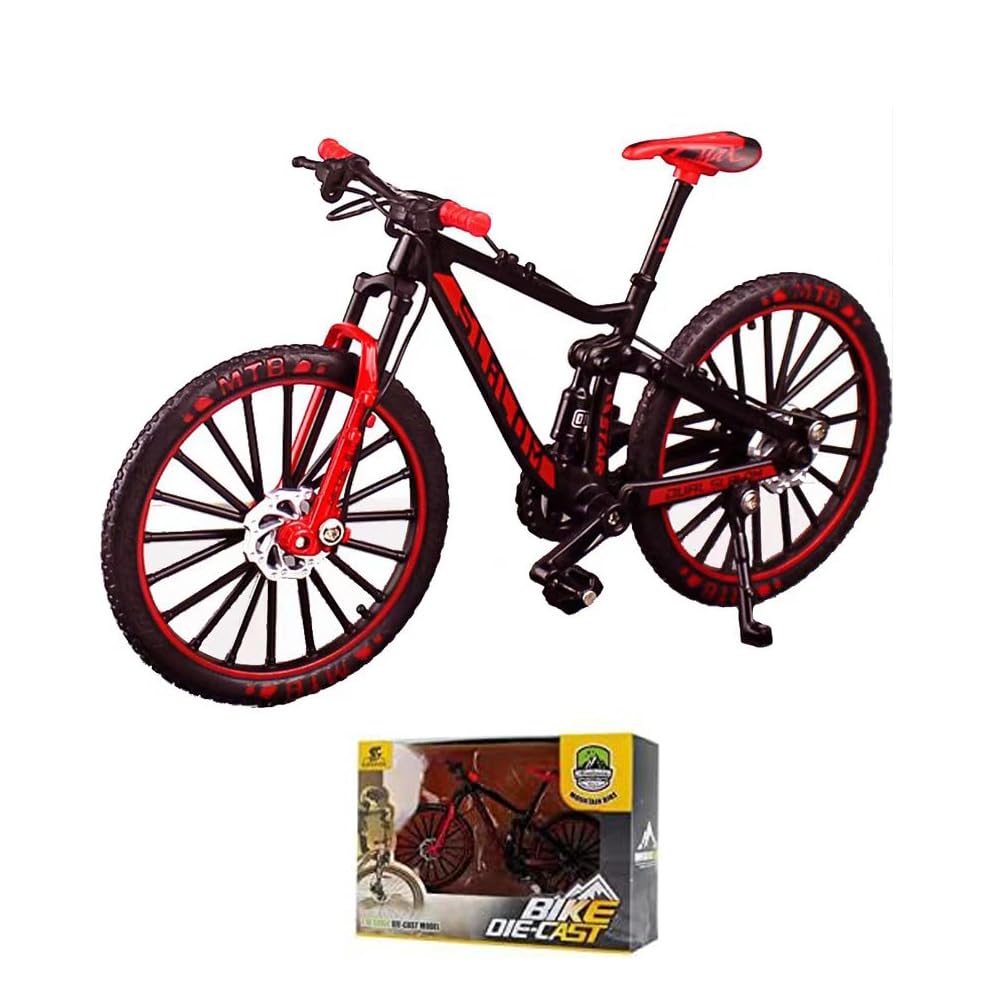 Mini Finger Bikes, Modellino di Bicicletta in Lega di Zinco 1:10, Della Bicicletta Della Lega Modellin, Finger Mountain Bike Modello