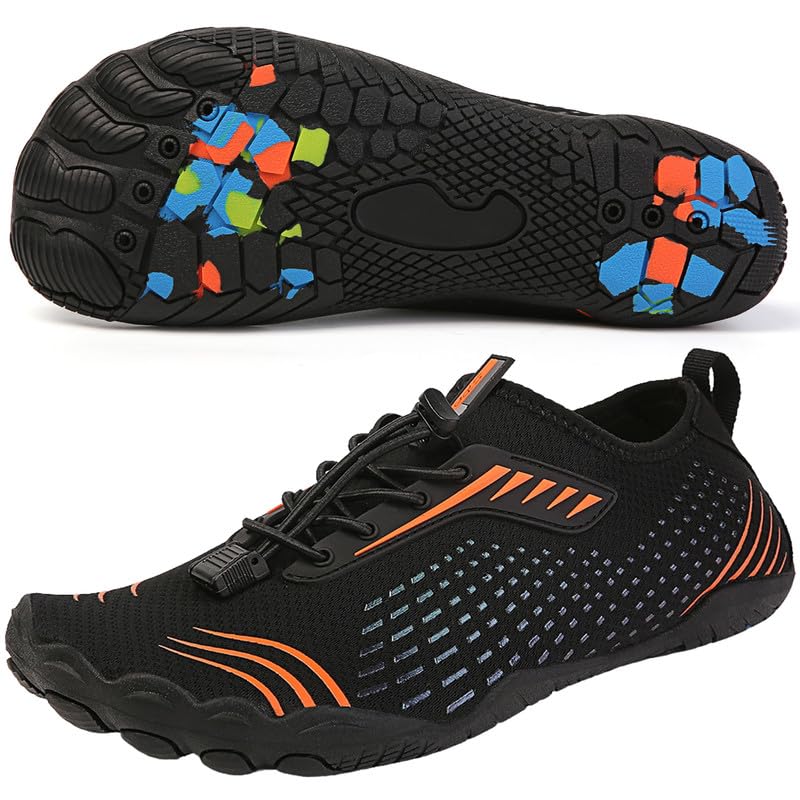 LIZRHA Water Shoes for Men and Women Quick Dry Aqua Swim Barefoot Shoes for Outdoor Fishing Beach Pool Boat Surfing Walking Water Park and Yoqa Activities