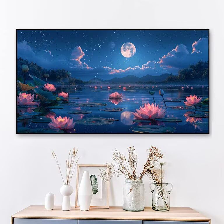 Peinture diamant S-707 grand format avec strass 5D et accessoires complets - 2