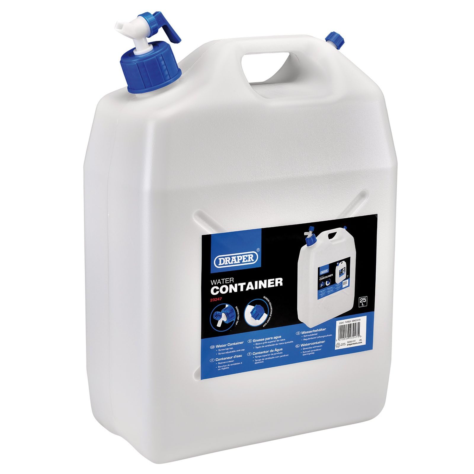 Draper Water Container 25l
