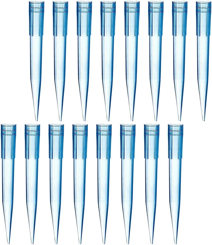 Liquid Pipette Tips, 500pcs Universal Pipette Tips Laboratory Lab Plastic Liquid Pipette Pipettor Tips Filter Pipette Tips 1000ul