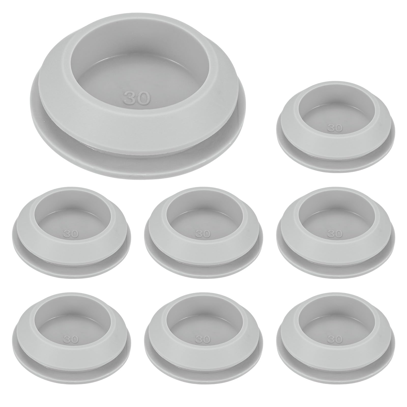 M METERXITY 8-Packs Silicone Hole Plugs, Snap in Locking Hole Plugs for 30-33mm Hole