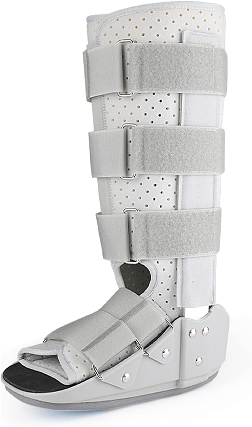Superlight Walking Boot Medical Orthopedic Walker Boot for Ankle and Foot Injuries Sprained Ankle Broken Foot Broken Toe Fracture Sprained Protection Healing Boot Ankle Stabilizer,Small