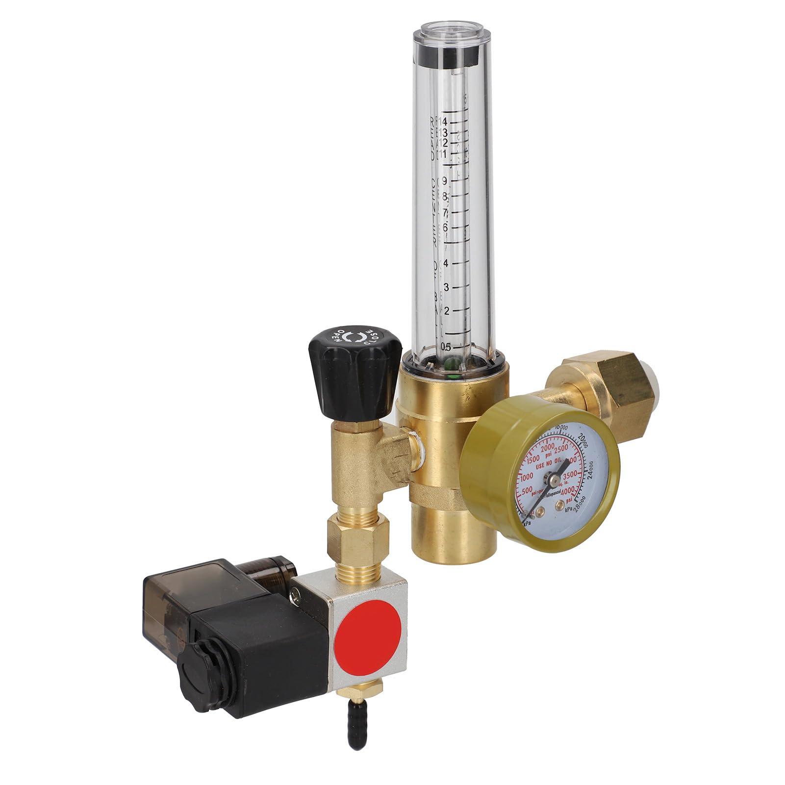 Regulador de CO2 con Válvula Solenoide y Caudalímetro, CGA320
