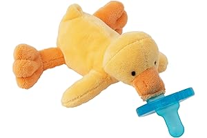 WubbaNub Infant Pacifier - Baby Yellow Duck: Soothe Your Little One with Cuddles and Comfort