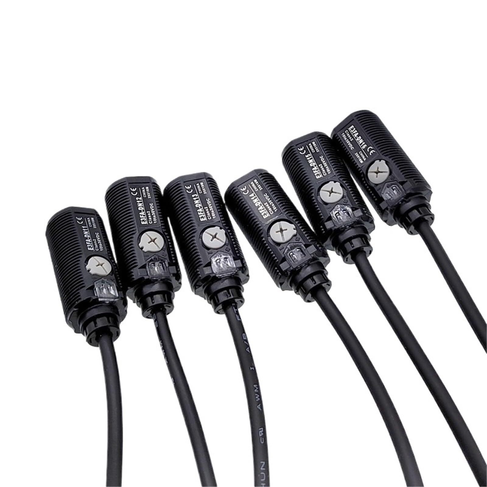 WBBAYDRFR 1pcs E3FA-DN11 Photoelectric Sensor Induction Switch 10-30VDC NPN 3-Wire DN12 DN13 Sensitivity Adjustable(E3FA-DN16)