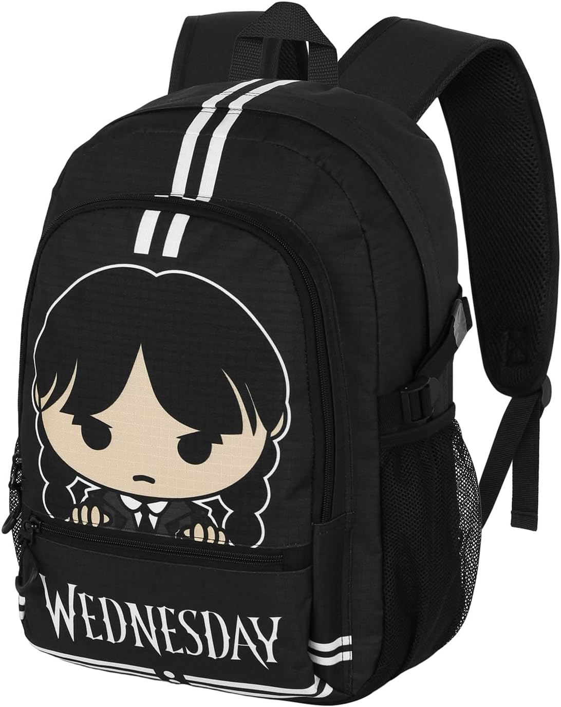 Wednesday Cute-Fan Fight Backpack 2.2, Grey, 31 x 44 cm, Capacity 24 L, Grey, One Size, FAN Fight Backpack 2.2 Cute