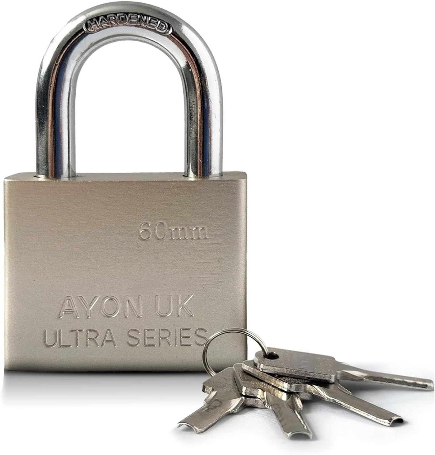 Atomic Jump Padlock with 4 Keys - Heavy Duty Keyed Padlock 60mm Warehouse, Container, Garage and Shed Lock with Key | Indoor and Outdoor Padlocks with Keys Waterproof Security Lock Heavy Duty Padlock