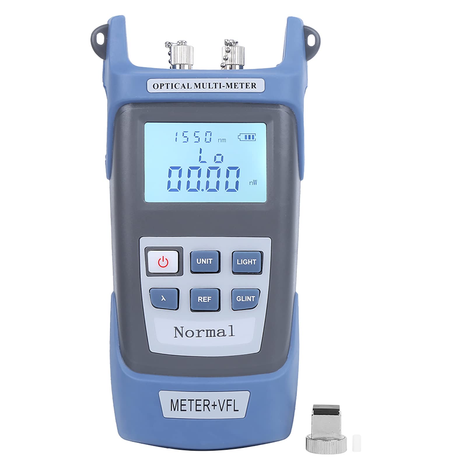 Yuecoom 15km Fiber Optical Power Meter, Portable Optical Fiber Power Meter High Precision Visual Fault Locater Fiber Optic Tool