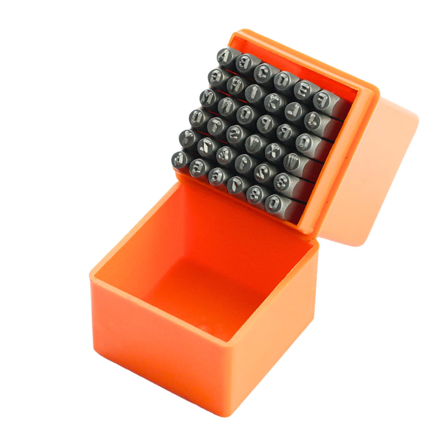 Metal Stamping kit,Letter Stamps,Number Stamps, Number Letter Punch Set Stamp Set for Metal,Leather,Jewelry Making,Paper,Steel,Brass,Wood (A-Z, &, 0-9,Heart Symbol)(1/8") 3mm 37pcs