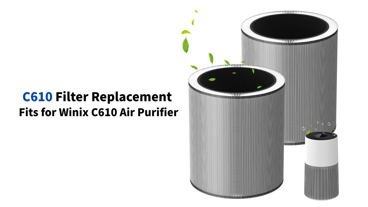 Image of C610 Replacement Filter Z Compatible with Winix C610 4-Stage Air Purifier, 3 in 1 HEPA Filter with Activated Carbon and Pre-Filter, Compares to Part # 1712-0121-00, 1 Pack