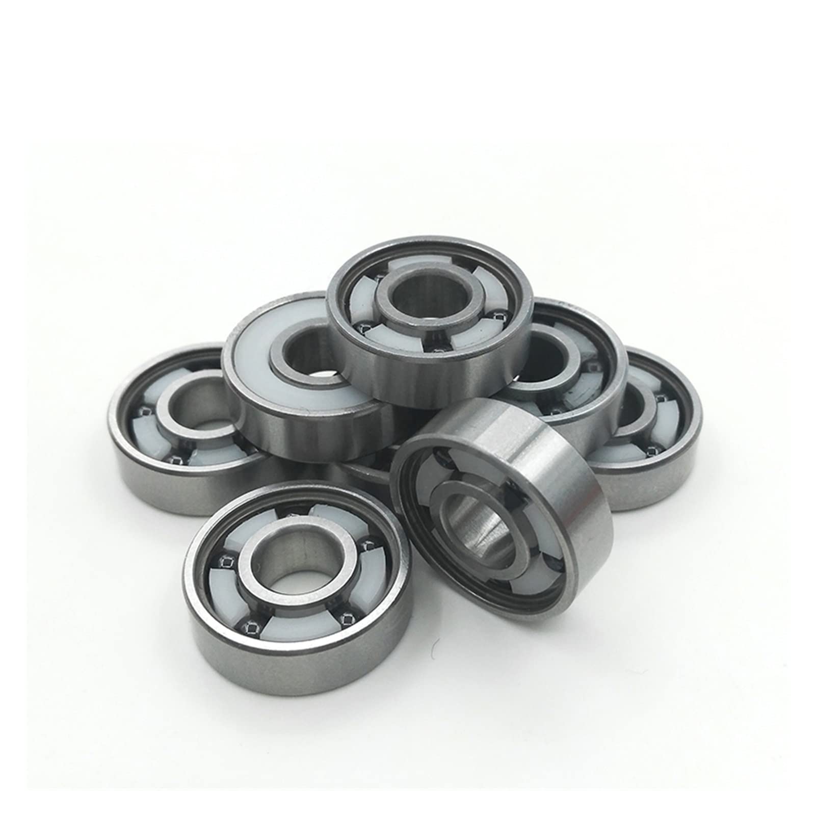 RFXOGTYFZ 8pcs 608 Bearing Speed Inline Skates Wheels Ceramic 608zz Skateboard Parts Longboard Skate Bearings