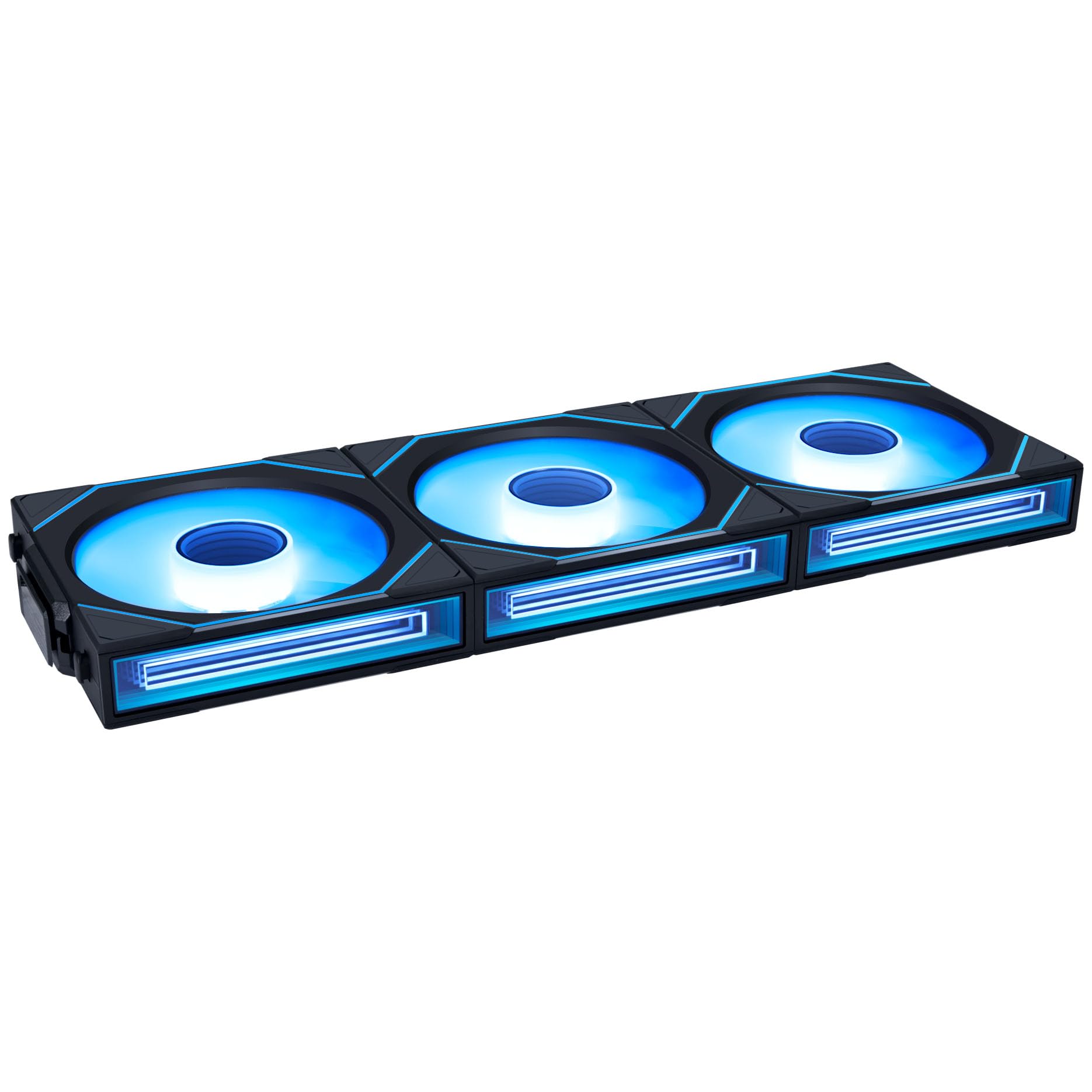 Kit 3 Fans Lian Li Uni Fan SL infinity Wireless RGB Preto 120 mm