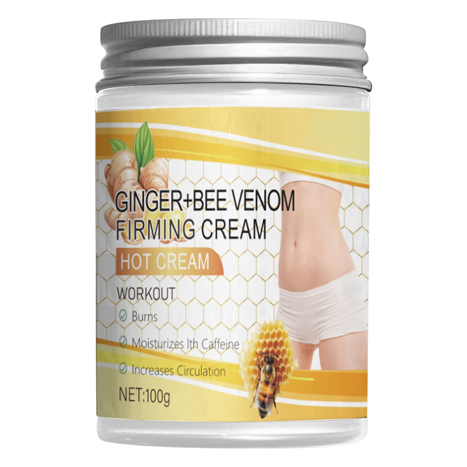 Amazon.com : Ginger Bee Venom Hot Cream，Skin Firming Cream for