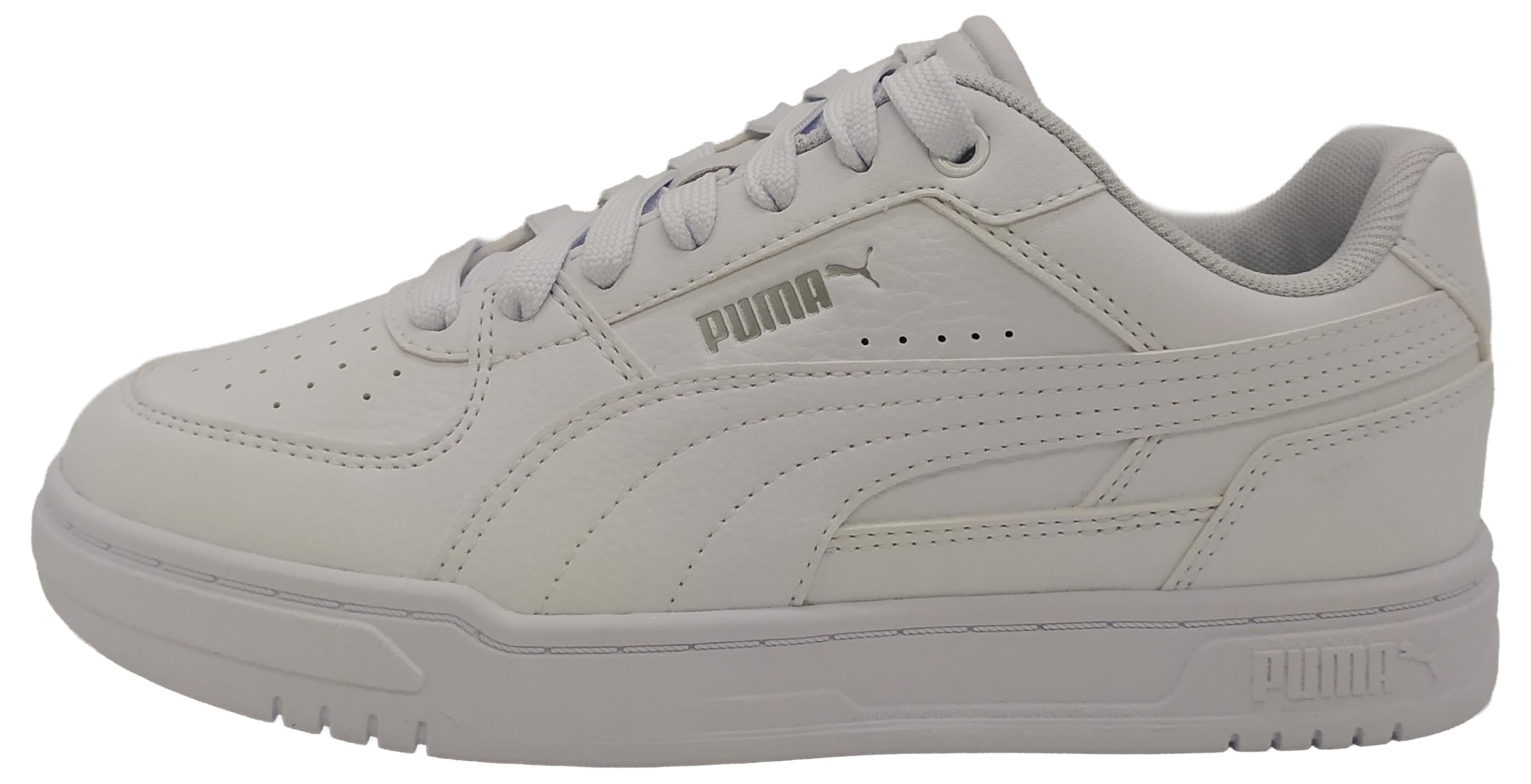 PUMA CAVEN III JR Sneaker, Blanc argenté, 36 EU, White Silver, 36 EU