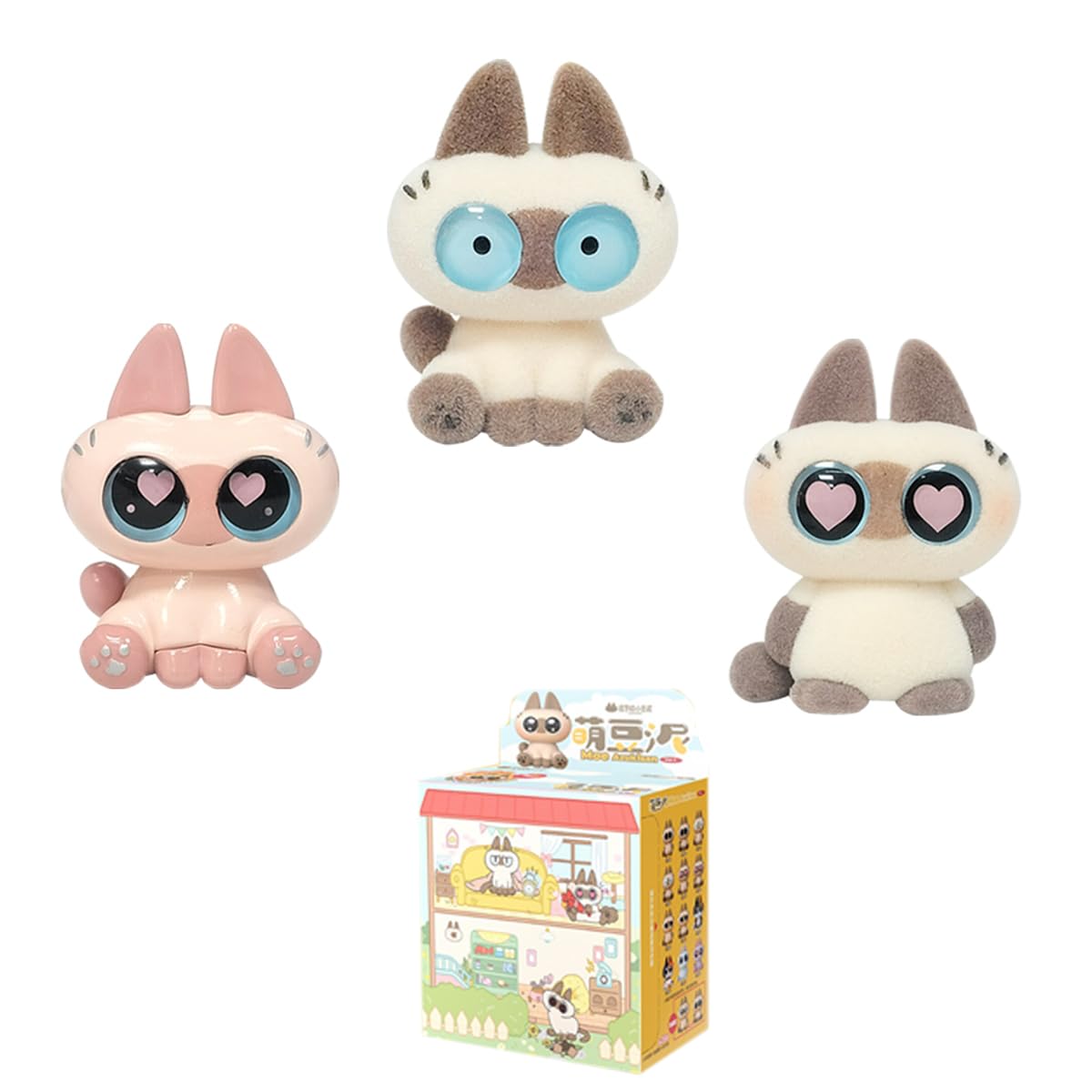 Babythree Kätzchen Blindbox - Plüschpuppe Sammelserie | 12 Designs Zufällig