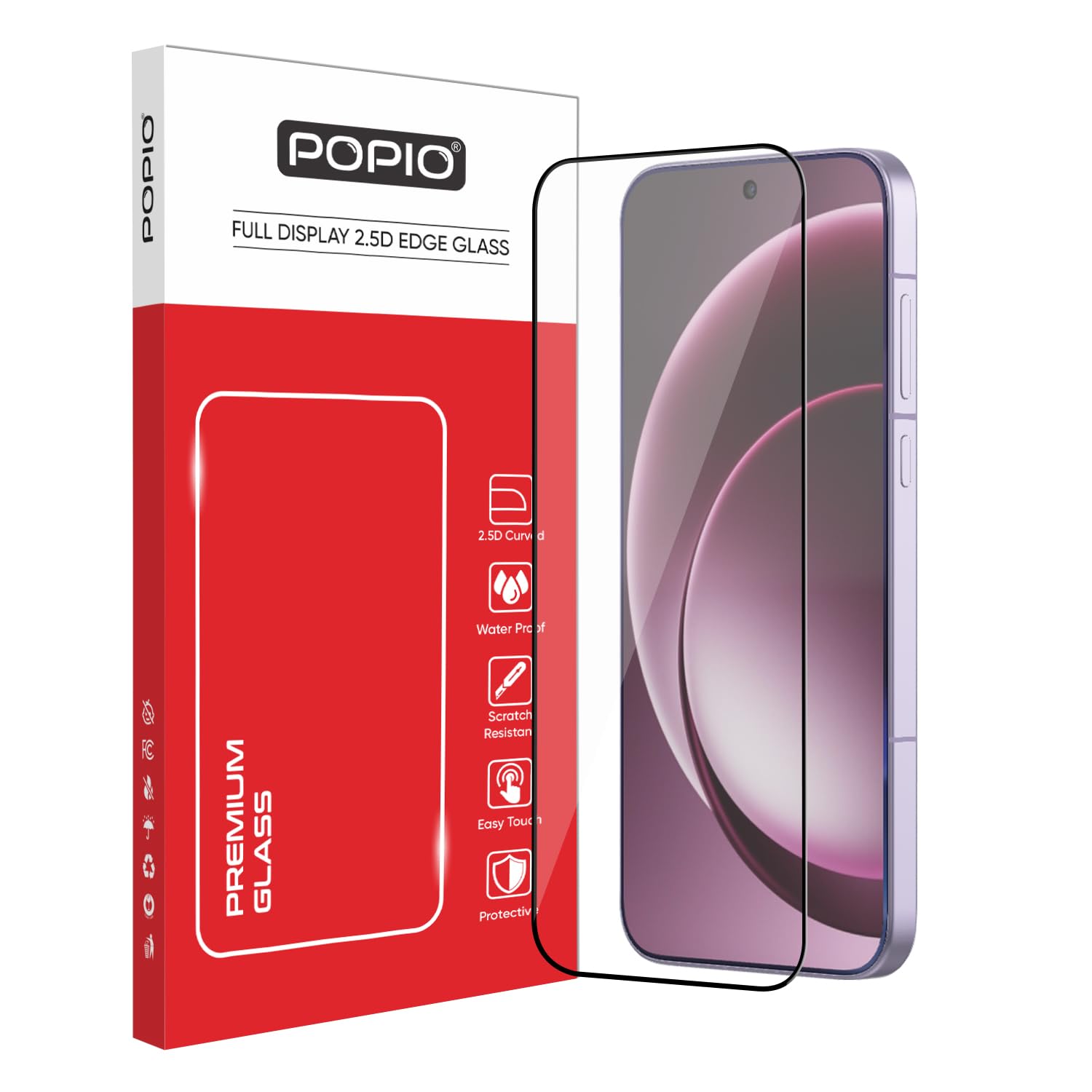 POPIO Military-Grade Gorilla Tempered Glass for OnePlus 15 | 9H Hardness, Edge-to-Edge, Bubble-Free-image-25