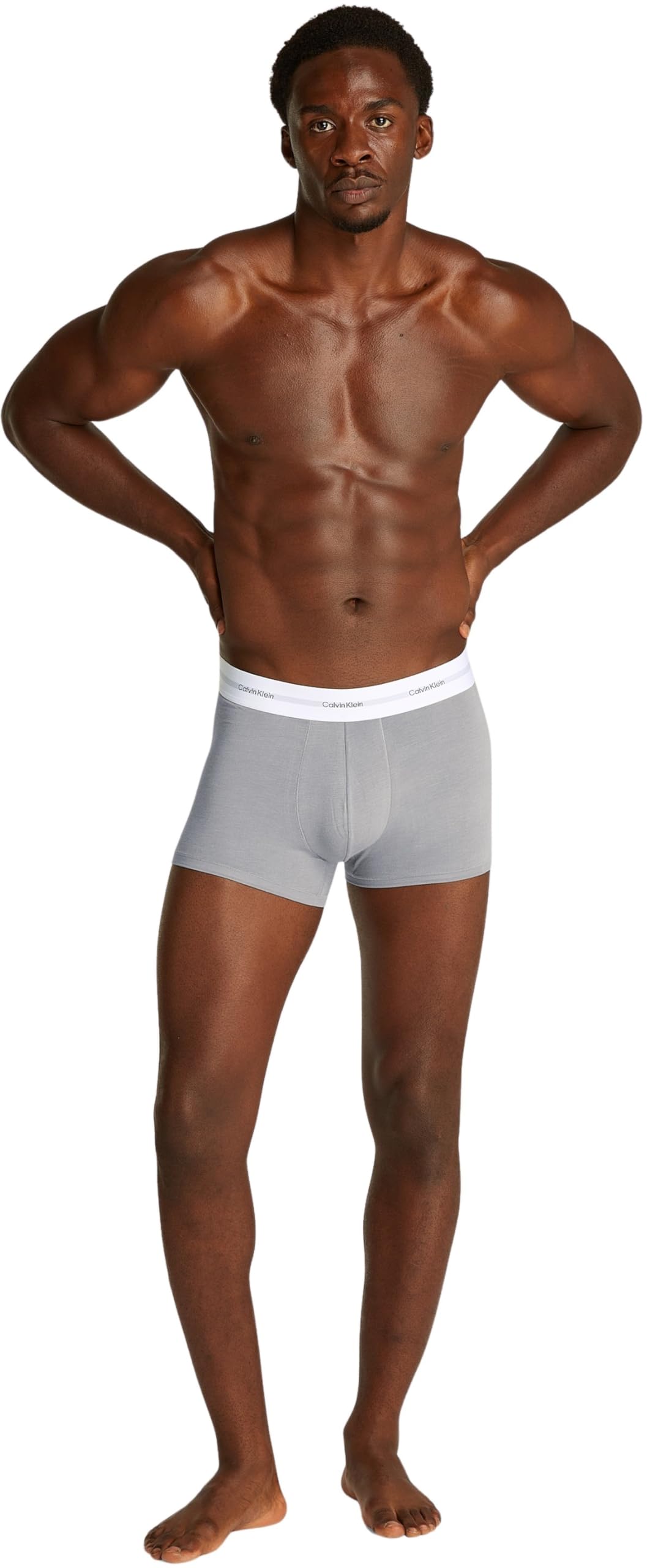 Calvin Klein Uomo Pantaloncini Boxer Confezione da 3 con Fascia con Logo