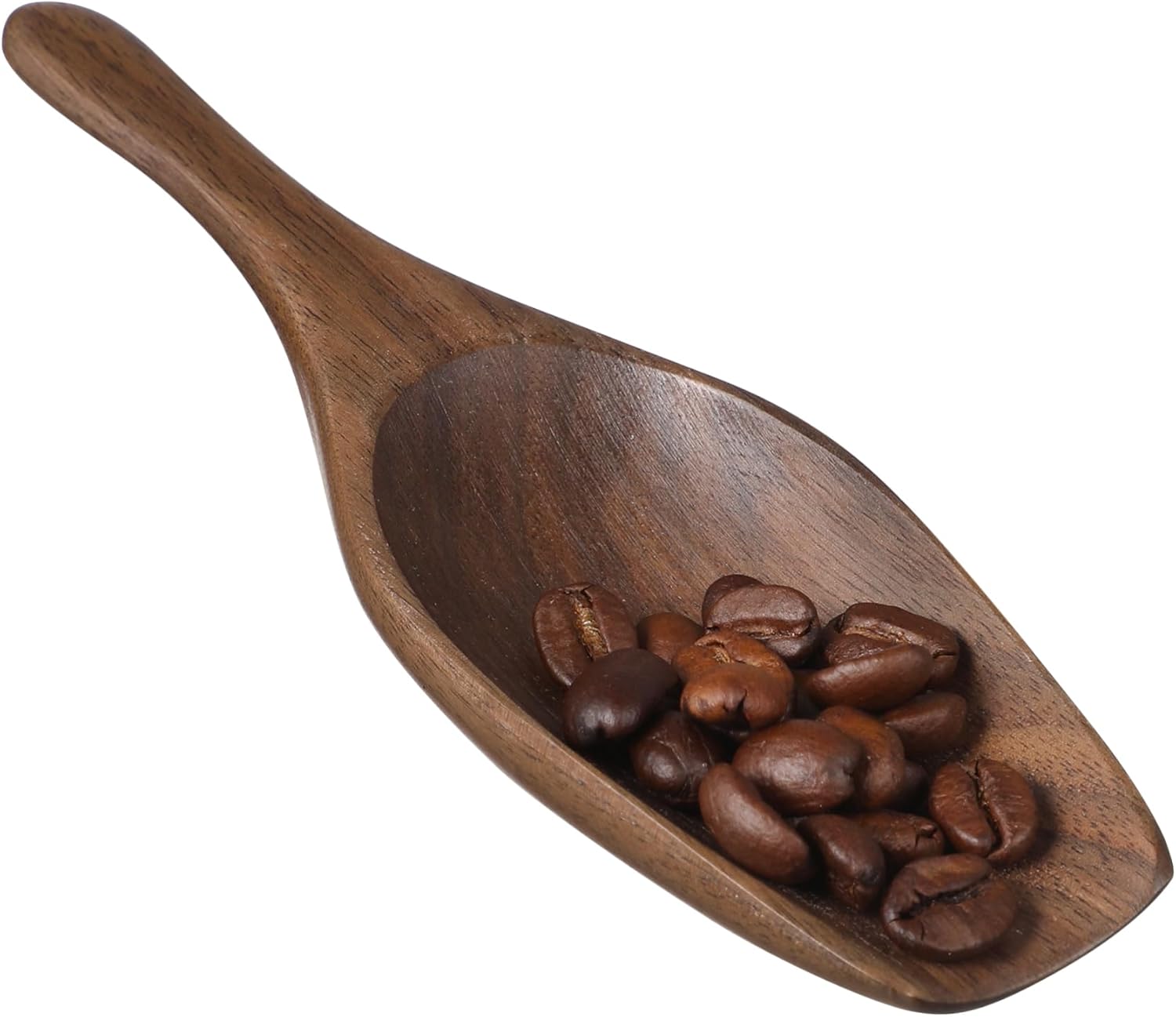 Garneck 4pcs Multipurpose Grain Scoop Portable Coffee Beans Spoon Practical Tea-leaf Measuring Tool for Kitchen Cooking and Food Storage Natural