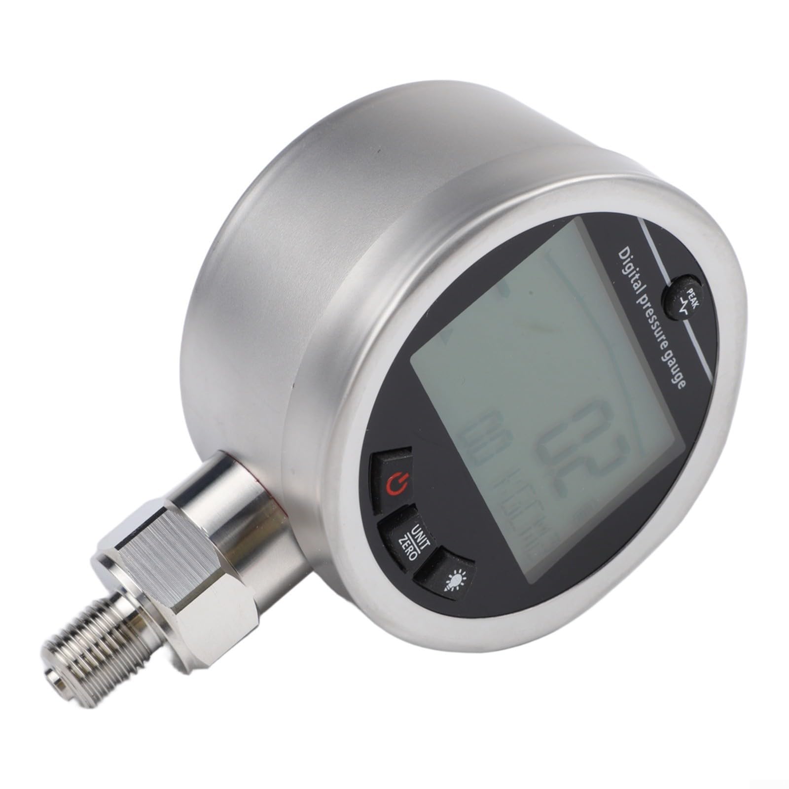 KiraKira Medidor de presión digital G14 rosca 0-60MPa para pantalla LCD retroiluminada de rango para sistemas hidráulicos de agua y aire (0-60MPa)