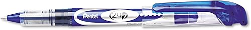 Pentel 247Roller Ball Pen, (punta de 0,7mm, tinta azul categoría de bolígrafos (bld97-c) 12por pedido