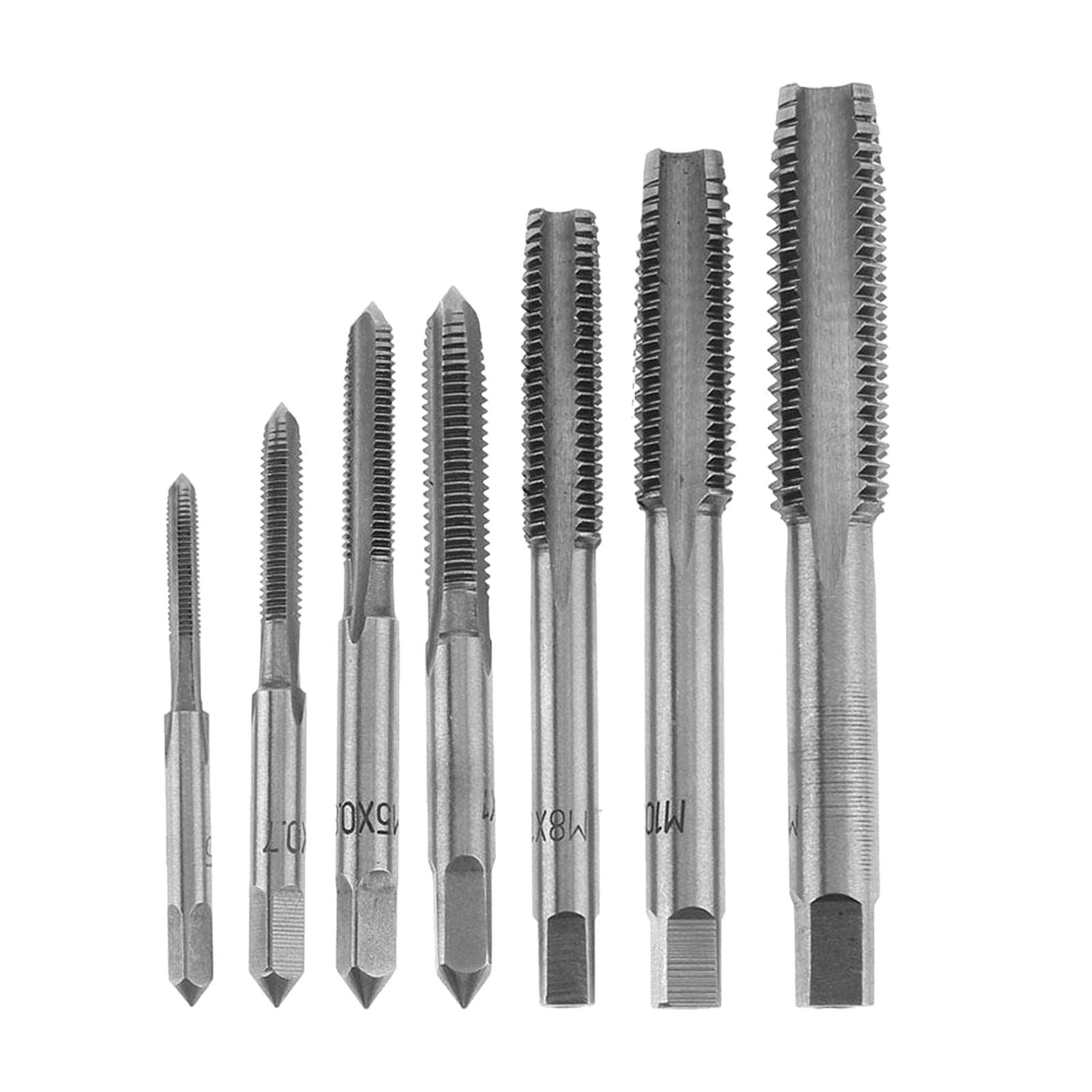 7Pcs Metric Thread Machine Tap Set M3-M12 Tapping Bits Tool Tap Set-image-44