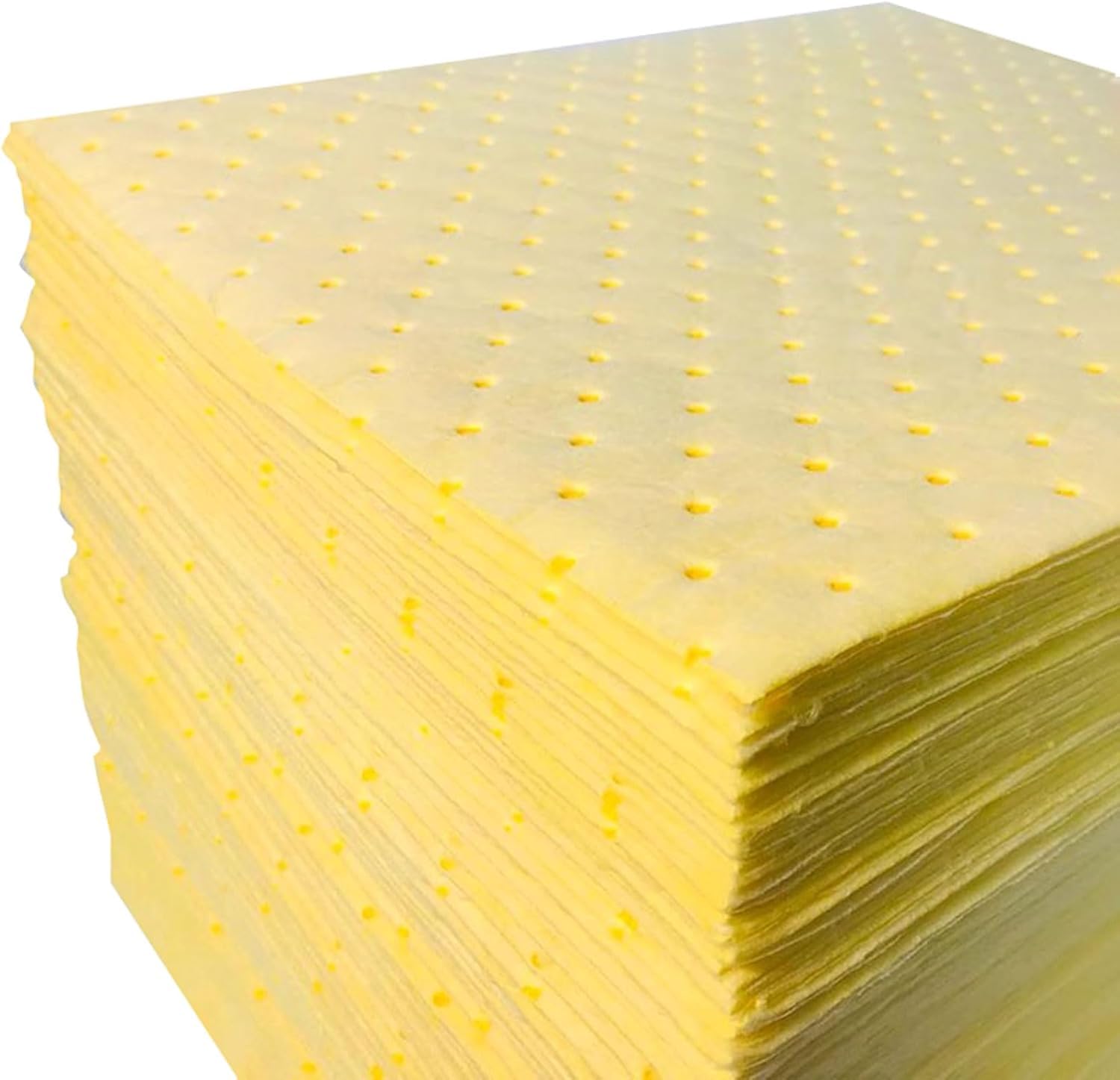 Rollo de láminas absorbentes de Aceite para Productos químicos, ácidos agresivos, álcalis, tapete Absorbente químico, Almohadillas de Respuesta a derrames para Uso en Interiores y Exteriores