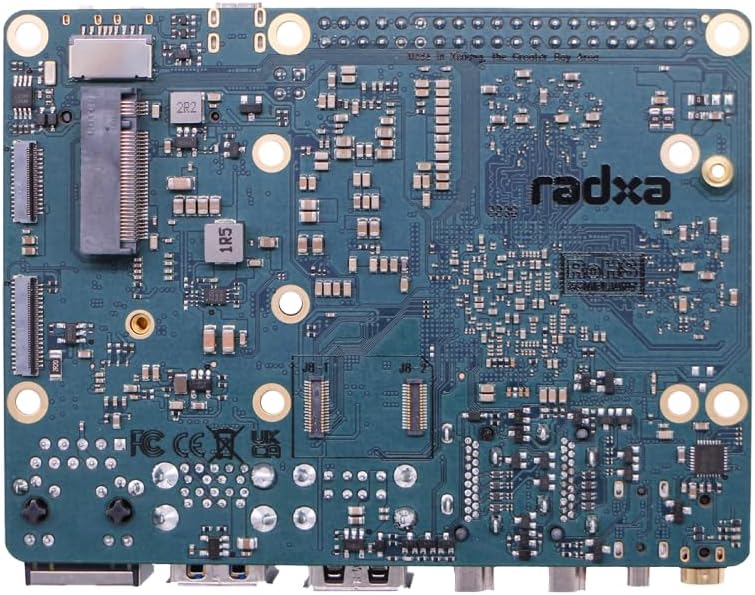 Radxa Rock 5B RK3588 8-core CPU SBC, GPU, NPU, HDMI with 8K Output, and M.2 M Key Connector with PCIe 3.0, Single Board Computer (Radxa Rock 5B 32GB)