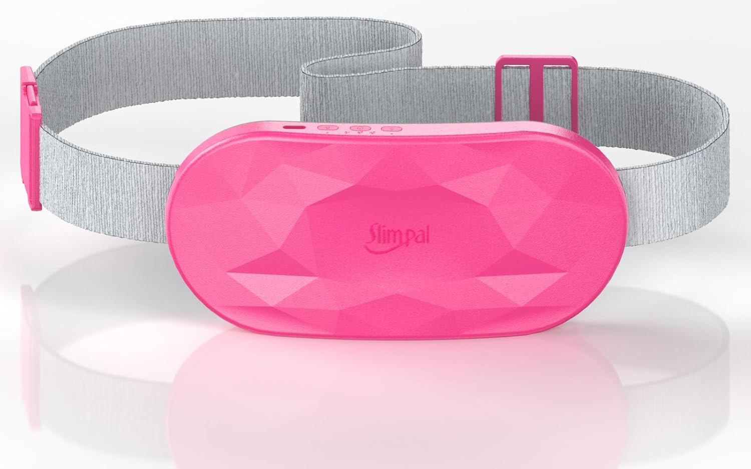 Slimpal AI Portable Heating Pad SPC026 in Bright Pink with adjustable belt