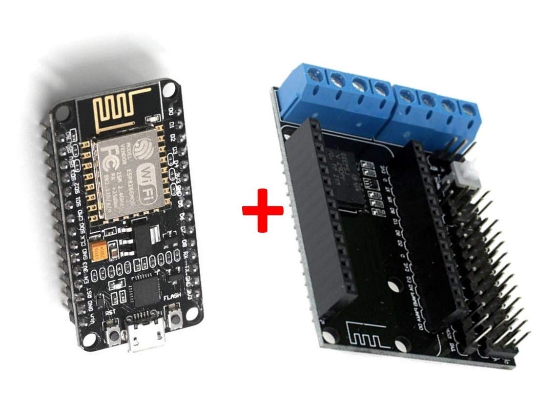Kit De Développement NodeMCU ESP8266 – CP2102 + Motor Shield, LIAOTEC