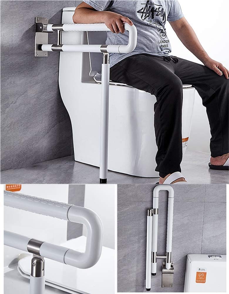 Stand Alone Toilet Safety Rail, Adjustable Toilet Handrails Frame