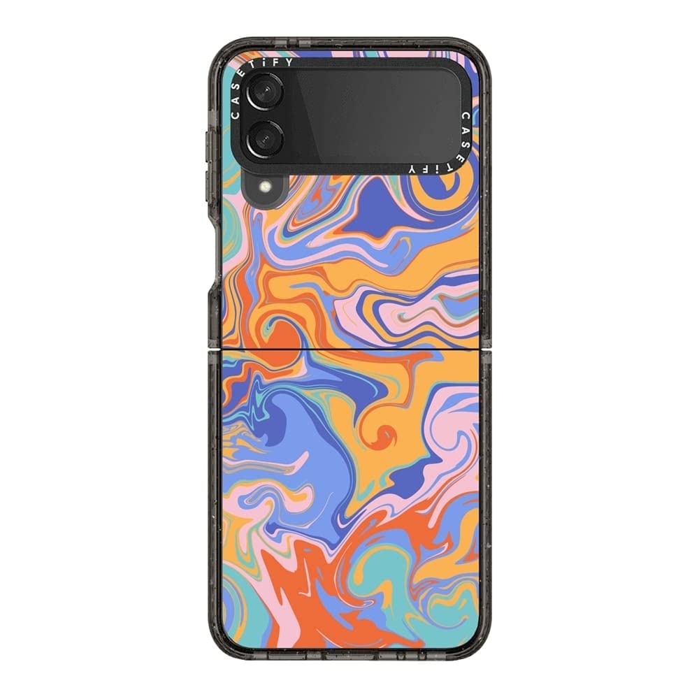 Amazon.com: CASETiFY Impact Case for Galaxy Z Flip 4 - Trippy by