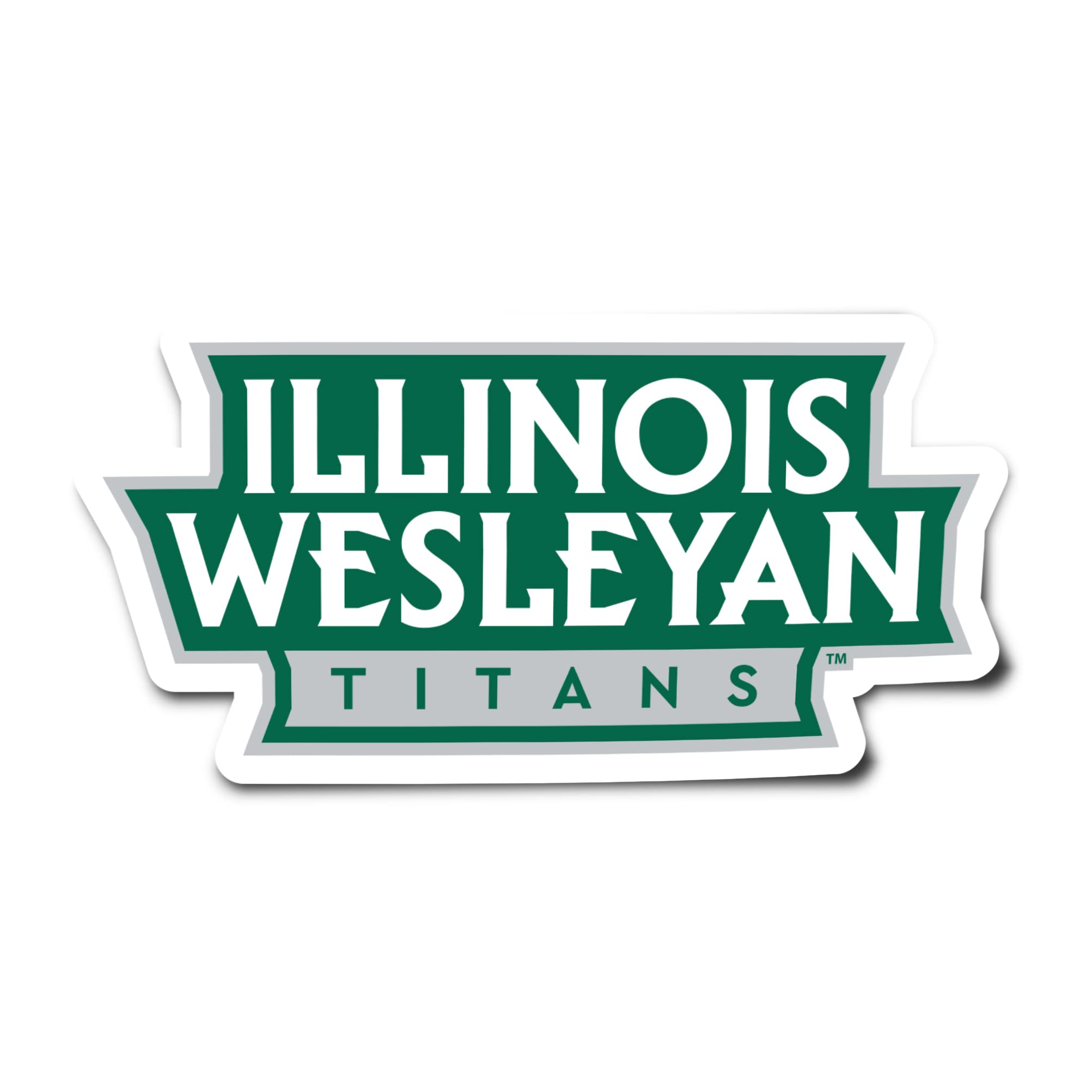 Autocollant vinyle IWU Titans Illinois Wesleyan University pour voiture et PC