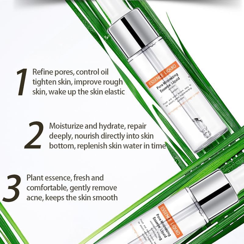 Miniatura 2 de Esencia minimizadora de poros de ácido salicílico,Suero minimizador de poros para cara,Exfoliante facial para puntos negros,Arrugas y líneas finas