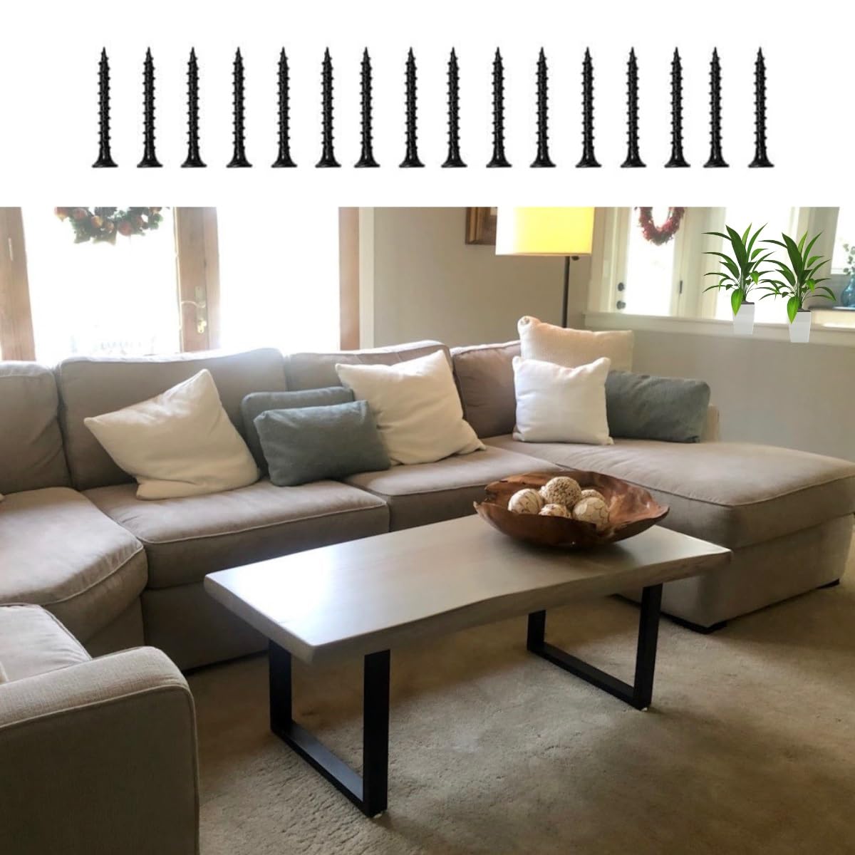 CUAJHNPX Metalen Tafelpoten Set van 2 40x70cm/16x28in Hoogte Zwart Ijzer Poten voor Bureau Meubels Bank Eetkamer & Salontafel DIY met Rubberen Vloerbeschermers 30cm 40cm 50cm 70cm 100cm Grootte Opties