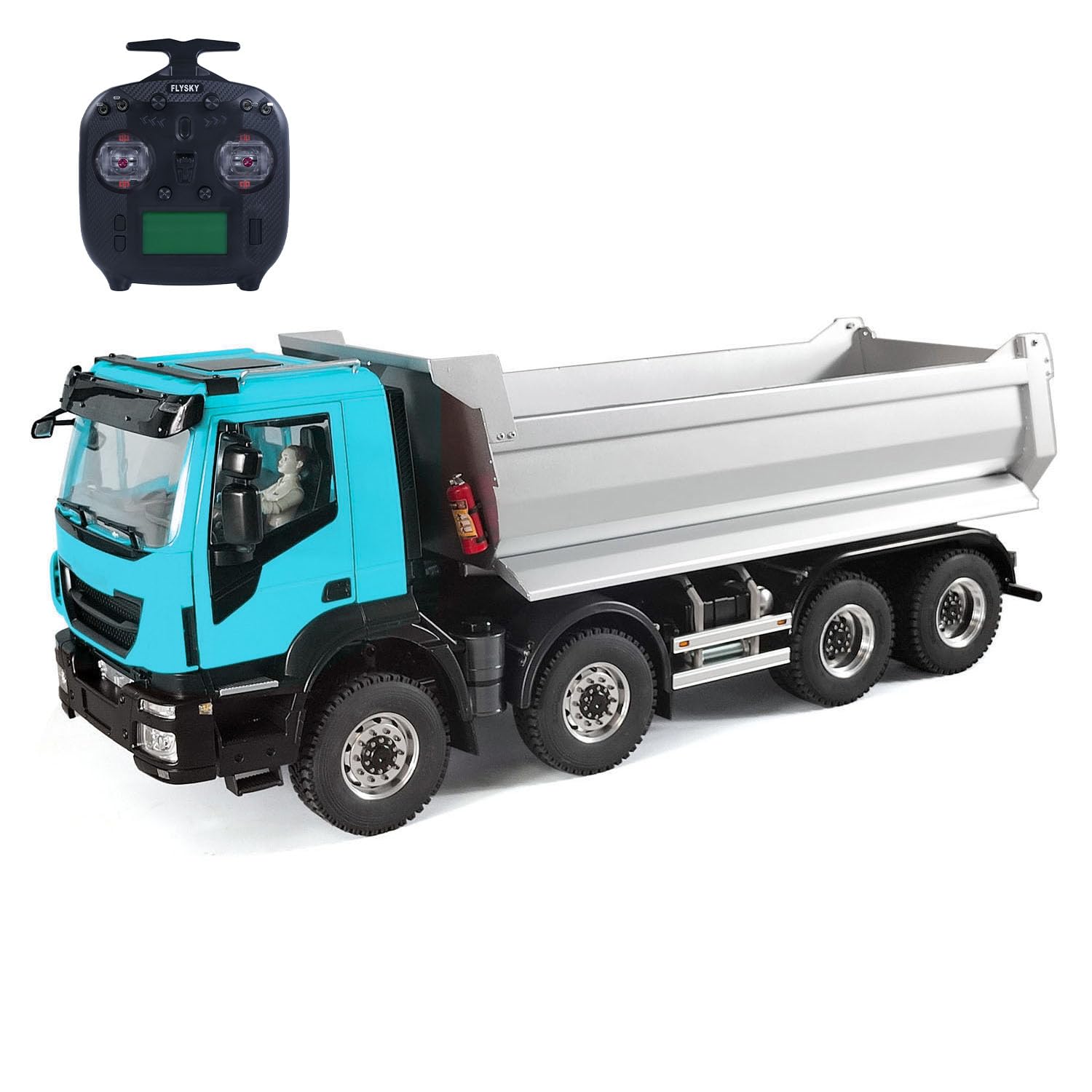 TOUCAN RC HOBBY 1 14 RC Hydraulic Dumper Car 8X8 Remote Control Dump Truck Model Metal Chassis