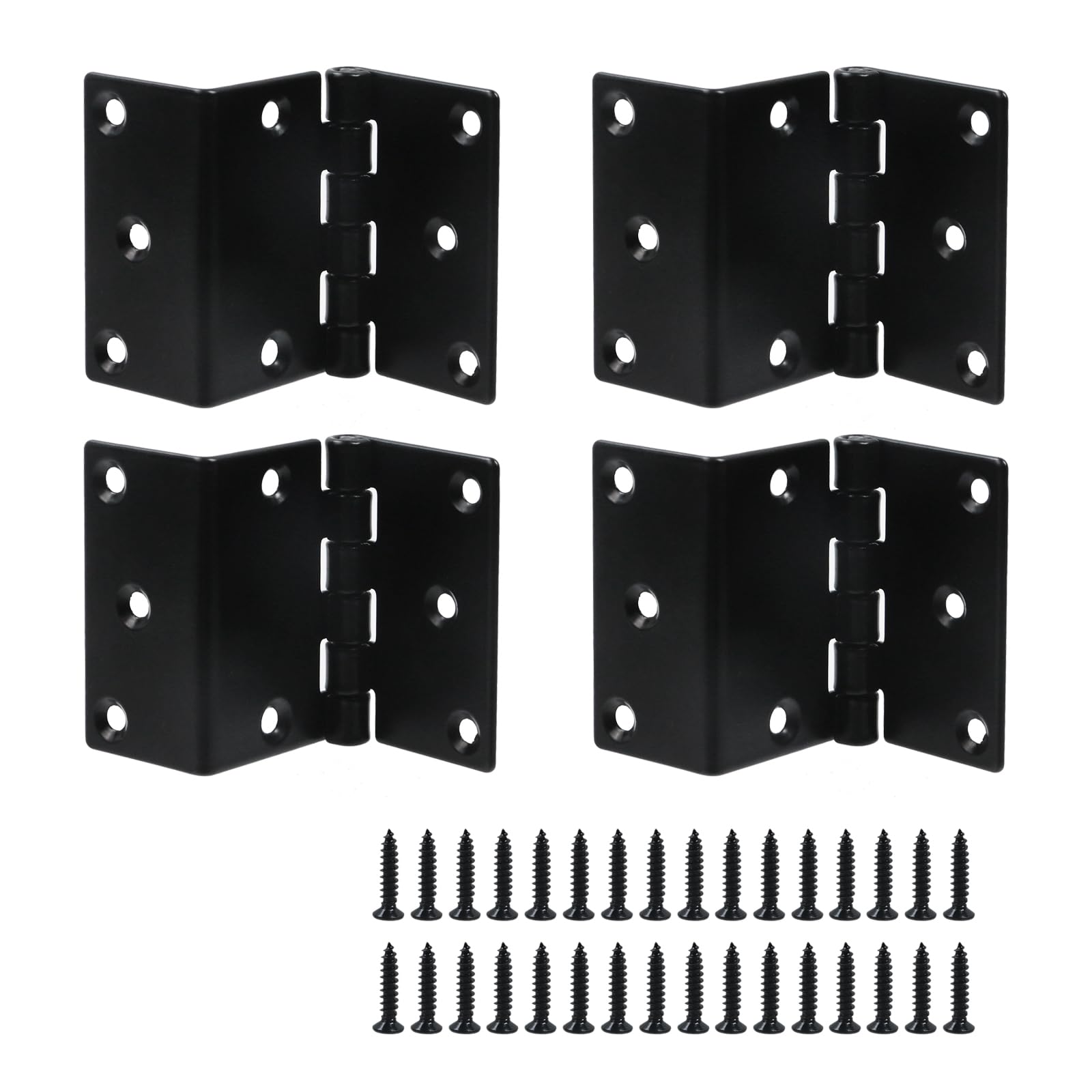 Photo 1 of MY MIRONEY 4PCS Black Offset Hinges